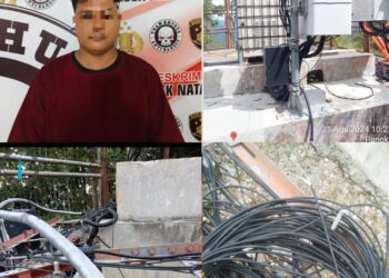 Pelaku yang berhasil diamankan seorang pria berinisial M(31), warga Lingkungan Kampung Tengah, Kelurahan Negeri Lama, Kecamatan Bilah Hilir, Kabupaten Labuhanbatu.