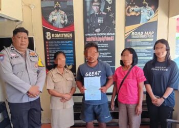 Bhabinkamtibmas Polsek Wori, Aiptu Stefi Paputungan, telah melaksanakan kegiatan problem solving terkait kasus perbuatan tidak menyenangkan yang terjadi di Desa Wori Jaga X, Kecamatan Wori, Kabupaten Minahasa Utara, Pada hari Selasa, 24 September 2024.