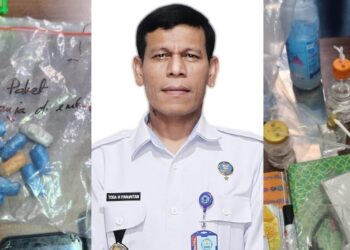 DARI KIRI: Barang bukti 14 paket ganja - Kepala BNNP Sumut Brigjen Pol Toga H. Panjaitan - Barang bukti bong (alat hisap sabu) yang ditemukan saat penggrebekan rumah di depan SPBU Jl. Sisingamangaraja Pematang Siantar (Foto. Dok/Mitrapolri.com)