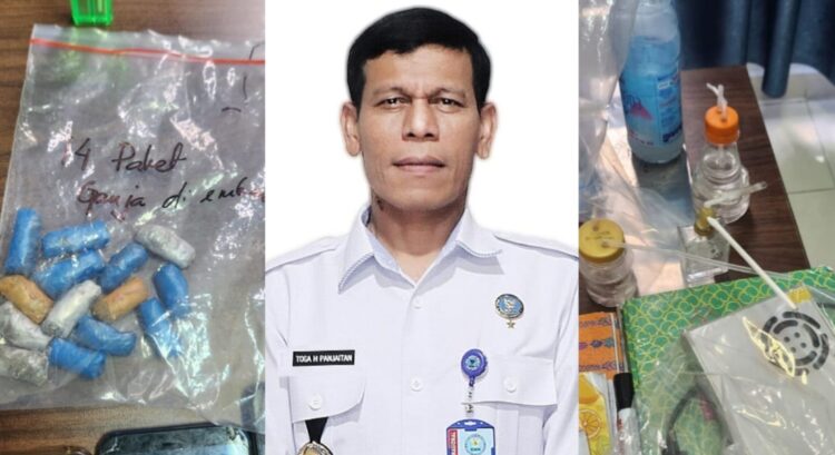 DARI KIRI: Barang bukti 14 paket ganja - Kepala BNNP Sumut Brigjen Pol Toga H. Panjaitan - Barang bukti bong (alat hisap sabu) yang ditemukan saat penggrebekan rumah di depan SPBU Jl. Sisingamangaraja Pematang Siantar (Foto. Dok/Mitrapolri.com)