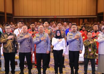 SSDM Polri memberikan Pin Emas sebagai apresiasi kepada atlet-atlet Polri yang baru saja mengukir prestasi di ajang Pekan Olahraga Nasional (PON) XXI Aceh – Sumut. Penghargaan ini diberikan sematkan Asisten Kapolri Bidang Sumber Daya Manusia, Irjen Pol Dedi Prasetyo di acara Rakorbin SDM Polri dan PNS, Rabu (16/10/24)