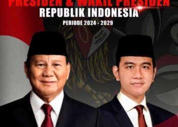 Presiden Prabowo Subianto dan Wakil Presiden Gibran Rakabuming Raka