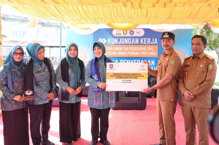 Ketua TP-PKK Pusat salurkan bantuan kepada masyarakat Kota Sabang, Aceh