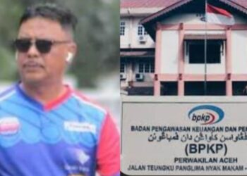 Nasruddin Bahar Koordinator TTI (kiri) Badan Pemeriksa Keuangan dan Pembangunan BPKP Aceh (kanan)
