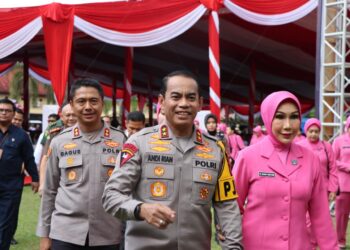 Kapolda Sumatera Selatan, Irjen Pol. Andi Rian R. Djajadi, S.I.K., M.H., melaksanakan kunjungan kerja di Polres Ogan Ilir pada Rabu, 6 November 2024