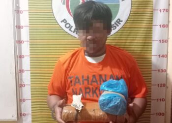 Personil Satuan Reserse Narkoba Polres Samosir berhasil mengungkap kasus penyalahgunaan diduga narkotika jenis ganja dan menangkap seorang terduga pengedar berinisial ST, 37 tahun, warga Desa Cinta Dame Kecamatan Simanindo Kabupaten Samosir. Penangkapan dilakukan pada Minggu malam sekitar pukul 19:30 Wib dengan barang bukti yang menguatkan dugaan tindak pidana tersebut.