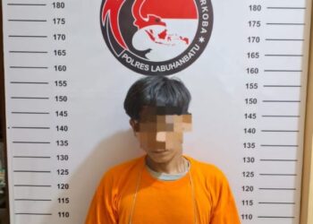 Tim Opsnal Satresnarkoba ringkus seorang pria berinisial AS alias Agus(27), warga dusun Sidorejo 2 Desa Meranti Kec Bilah Hulu Kab Labuhanbatu yang diduga kuat sebagai Pengedar Narkotika jenis sabu. Penangkapan tersebut terjadi pada hari Senin (11/11/2024), sekitar pukul 20.00 WIB.