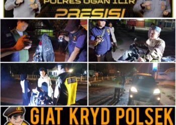 Polsek Tanjung Batu, Kabupaten Ogan Ilir, melaksanakan kegiatan Kegiatan Rutin Yang Ditingkatkan (KRYD) pada malam hari libur, Jumat (15/11/2024). Kegiatan ini bertujuan untuk mendukung program cooling system demi terciptanya suasana aman dan nyaman di masyarakat menjelang Pilkada.