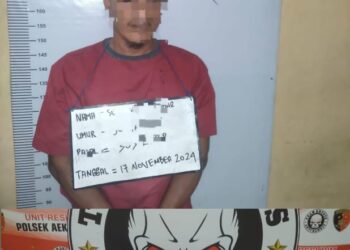 Pelaku yang diamankan diketahui berinisial SS(50), seorang petani asal Dusun VI Pulo Angin, Desa Aek Korsik. Saat penangkapan, Pelaku sedang mencatat pesanan angka-angka togel yang dipesan oleh para pelanggannya.