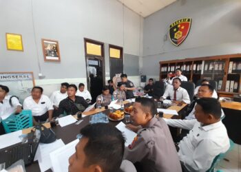 Satuan Reskrim Polres Talaud melaksanakan Gelar Perkara Penetapan Tersangka Tindak Pidana (TP) Pemilihan bertempat di ruangan Sat Reskrim, Senin(18/11/2024) pagi.