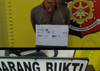 Tersangka yang diamankan adalah MIS (34), seorang pria warga Dusun II Desa Baru, Kecamatan Pulau Rakyat, Kabupaten Asahan. Dari tangan tersangka, petugas menyita barang bukti berupa dua bungkus plastik klip berisi narkotika jenis sabu seberat bruto 1,79 gram, plastik klip kosong, sebuah timbangan elektrik, sebuah sekop, dan uang tunai sebesar Rp100.000.