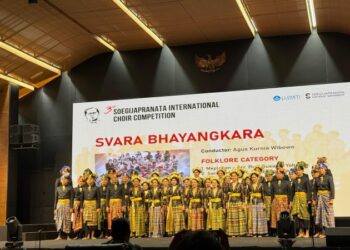 Svara Bhayangkara Polri berhasil masuk lima besar dalam Kompetisi Paduan Suara International Soegijapranata ketiga yang rangkaian kegiatannya berlangsung dari tanggal 13 hingga 17 November 2024 di Semarang, Jawa Tengah.