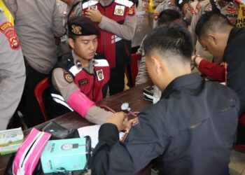 Polres Ogan Ilir melaksanakan pemeriksaan kesehatan terhadap personel yang terlibat dalam Operasi Mantap Praja Musi 2024, sebagai bagian dari persiapan pengamanan Pemilihan Kepala Daerah (Pilkada) di Kabupaten Ogan Ilir.