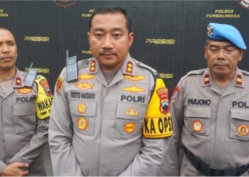 Kapolres Purbalingga AKBP Rosyid Hartanto saat konferensi pers di Mapolres Purbalingga, Senin (25/11/2024) sore.