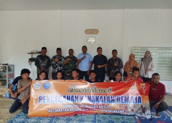 Desa Meunasah Mesjid, Kecamatan Muara Dua, Kota Lhokseumawe, melaksanakan kegiatan peningkatan kompetensi bagi Tim Satgas Narkoba, Kamis (5/12/2024). Acara berlangsung di Aula Kantor Geuchik Meunasah Mesjid dengan dihadiri sekitar 30 peserta dari berbagai pihak terkait.