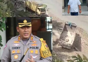 Lokasi tambang ilegal yang sedang beroperasi di Desa Pematang Kerasaan, Kecamatan Bandar, Kabupaten Simalungun berhasil ditemukan tim Mitrapolri.com pada Jumat 06/12/2024. (Foto. Dok/Mitrapolri.com)