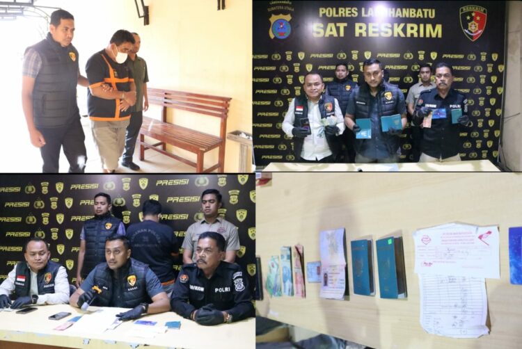Satuan Reserse Kriminal Polres Labuhanbatu berhasil mengungkap kasus tindak pidana perdagangan orang (TPPO) dengan modus pengiriman pekerja migran Indonesia (PMI) secara illegal atau non-prosedural. Pengungkapan ini dilakukan pada Kamis, 6 Desember 2024, sekitar pukul 22.00 WIB di Jalinsum Aek Kanopan, Kelurahan Kota Aek Kanopan, Kecamatan Kualuh Hulu, Kabupaten Labuhanbatu Utara.