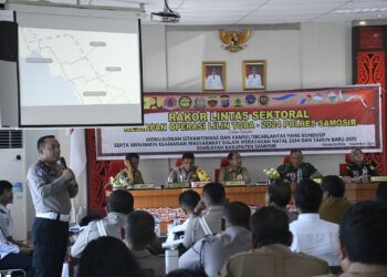 Polres Samosir menggelar Rapat Koordinasi Lintas Sektoral Kesiapan Operasi Lilin Toba 2024. Kegiatan ini berlangsung di Aula Pemkab Samosir, Senin (16/12/2024).