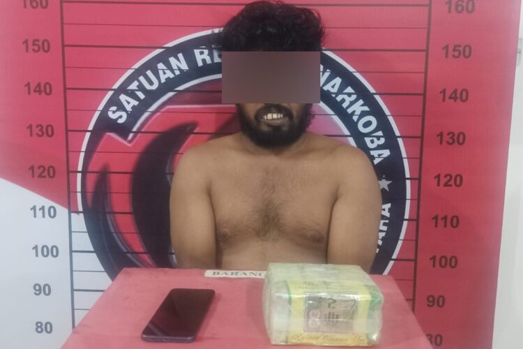 Pelaku seorang pria berinisial J (33), warga Desa Lhung Sa, Kecamatan Madat, Aceh Timur, ditangkap dalam operasi tersebut.