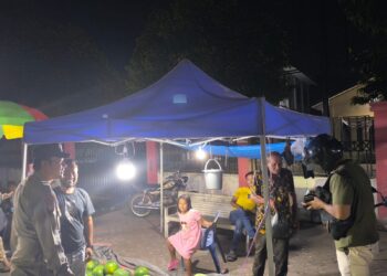 Polsek Dewantara menggelar patroli malam di wilayah Kecamatan Dewantara, Kabupaten Aceh Utara, kamis (26/12/2024) malam.