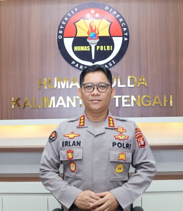 Kabidhumas Polda Kalteng Kombes Pol Erlan Munaji, S.I.K., M.Si