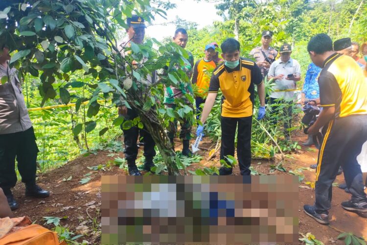 Seorang pria lanjut usia (lansia) ditemukan tergeletak di kebun wilayah Desa Wlahar, Kecamatan Rembang, Kabupaten Purbalingga, Jumat (17/1/2025). Saat dilakukan pengecekan lansia tersebut ternyata sudah meninggal dunia.