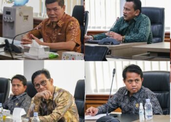 Anggota Komisi IV DPRD Provinsi Riau Manahara Napitupulu, Jons Ade Nopendra, Muhtarom, dan Samsuri Daris melakukan kunjungan kerja ke Kementerian ESDM terkait Pengawasan dan Penindakan terhadap Penambangan Galian C yang tidak berizin di Provinsi Riau, Jumat (17/1/2025).