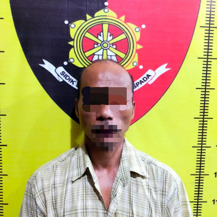 Pelaku DS seorang pria berumur 45 tahun