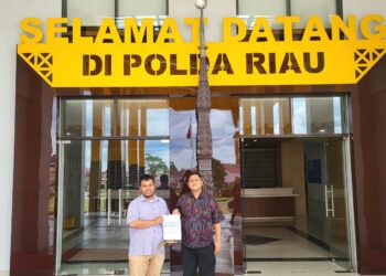 Kuasa Hukum Diana Ritha Panjaitan, Marudut H Gultom, SH di Polda Riau