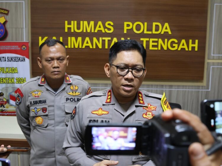 Kabidhumas Polda Kalteng Kombes Pol Erlan Munaji