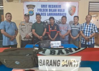 Unit Reskrim Polsek Bilah Hulu Polres Labuhanbatu berhasil mengungkap kasus tindak pidana pencurian dengan pemberatan (curat) yang terjadi di SPBU Jalan MH Said Perdamean, Kecamatan Rantau Selatan, Kabupaten Labuhanbatu, pada Sabtu (01/02/2025) dini hari.