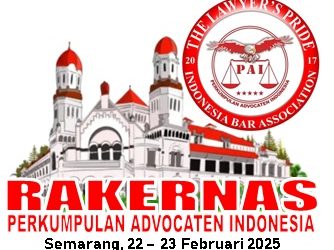 Perkumpulan Advocaten Indonesia (PAI) akan melaksanakan Rapat Kerja Nasional (Rakernas) pada 22-23 February 2025 mendatang di Semarang, Jawa Tengah