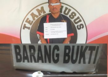Polisi Resor Labuhanbatu berhasil mengamankan seorang pria terduga pelaku penyalahgunaan narkotika jenis sabu-sabu. Penangkapan terhadap tersangka terjadi pada Kamis, (06/02/2025) sore sekira pukul 15.00 WIB di Dusun Meranti, Desa Meranti, Kecamatan, Bilah Hulu, Kabupaten Labuhanbatu, Sumut.