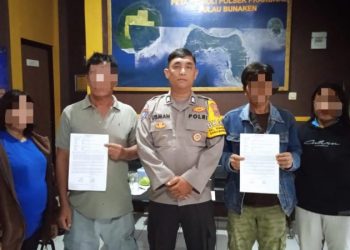 Bhabinkamtibmas Polsek Pulau Bunaken kembali menunjukkan perannya dalam menyelesaikan permasalahan warga melalui pendekatan problem solving, Jumat (7/2/2025).
