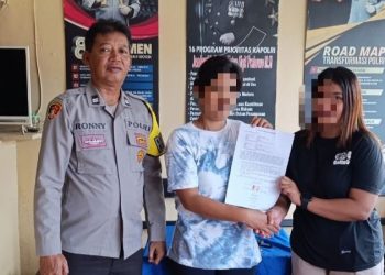 Polsek Wori lakukan giat problem solving terkait kasus perbuatan tidak menyenangkan yang terjadi di Desa Tiwoho, Kecamatan Wori, Kabupaten Minahasa Utara, Sabtu (8/2/2025).