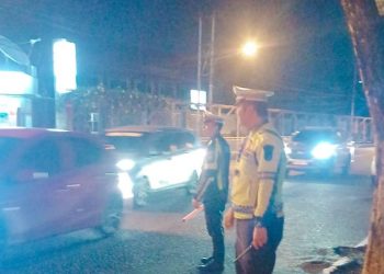 Sat Lantas Polresta Manado melakukan pengamanan jalur lalu lintas dalam rangka kunjungan kerja Kepala Staf Angkatan Laut (Kasal) bersama rombongan di wilayah hukum Polresta Manado, Sabtu (8/2/2025).