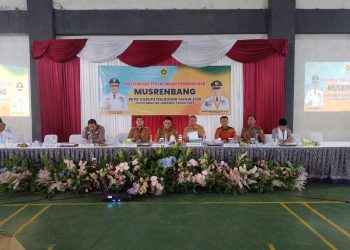 Musyawarah Perencanaan Pembangunan " MUSRENBANG " RKPD Kabupaten Bogor Tahun 2025 Kecamatan Jonggol. (Foto: Dok.RH/Mitrapolri.com)