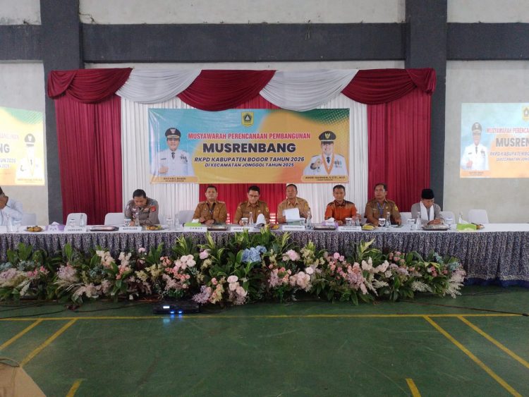 Musyawarah Perencanaan Pembangunan " MUSRENBANG " RKPD Kabupaten Bogor Tahun 2025 Kecamatan Jonggol. (Foto: Dok.RH/Mitrapolri.com)