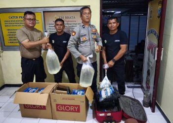 Polsek Pelabuhan Manado menggelar operasi razia di Area Pelabuhan Baru Manado pada Senin (10/2/2025).