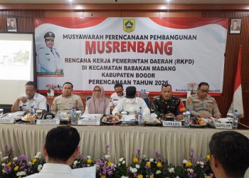 Musyawarah Perencanaan Pembangunan "MUSRENBANG" Rencana Kerja Pemerintah Daerah (RKPD) Di Kecamatan Babakan Madang Kabupaten Bogor Perencanaan Tahun 2026. (Foto: Dok.RH/Mitrapolri./12/02/2025)