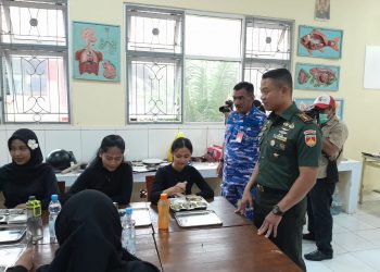 Dandim 0702/Purbalingga Letkol Inf Untung Iswahyudi, S.Sos., M.Hum., M.Han. saat melaksanakan Launching MSB bersama unsur Forkopimda Kabupaten Purbalingga, secara teknis disampaikan detail pelaksanaan kegiatan MSB di wilayah Kabupaten Purbalingga, (17/2/2025).