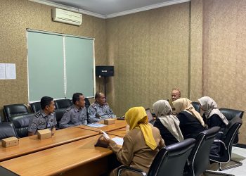 Lapas Pamekasan Kanwil Ditjen PAS Jatim melakukan kunjungan kerja ke Rumah Sakit Umum Daerah (RSUD) dr. H. Slamet Martodirdjo Kab. Pamekasan, pada hari selasa [18/2/25]