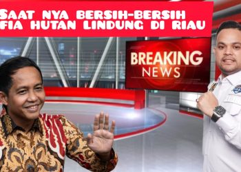 Ketua Elang 3 Hambalang, Pebriyan Winaldi, mendesak Menteri Kehutanan dan Lingkungan Hidup (KLHK), Raja Juli Antoni, untuk bersikap tegas dalam memberantas mafia lahan hutan lindung di Riau
