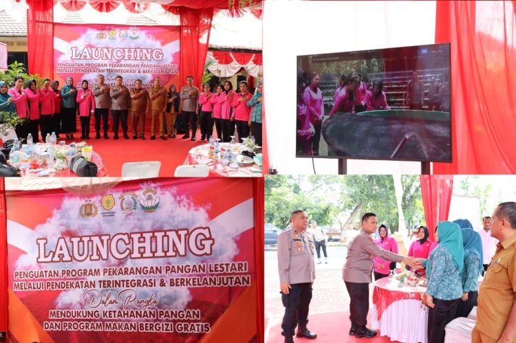 Acara tersebut dihadiri oleh Kapolres Labuhanbatu, AKBP Dr. Bernhard L. Malau, S.I.K., M.H., Kadis Pertanian Labuhanbatu, Agus Salim Ritonga, Kadis Perikanan Labuhanbatu, Adlin Tanjung, serta Plt. Kadis Koperasi dan UMKM Labuhanbatu, Basaria Simarmata. Selain itu, turut hadir para PJU Polres Labuhanbatu, Wakil Ketua Bhayangkari Cabang Labuhanbatu Ny. Dani H. Matondang, personel Polres Labuhanbatu, pengurus Bhayangkari Cabang Labuhanbatu, dan ibu-ibu PKK Labuhanbatu.