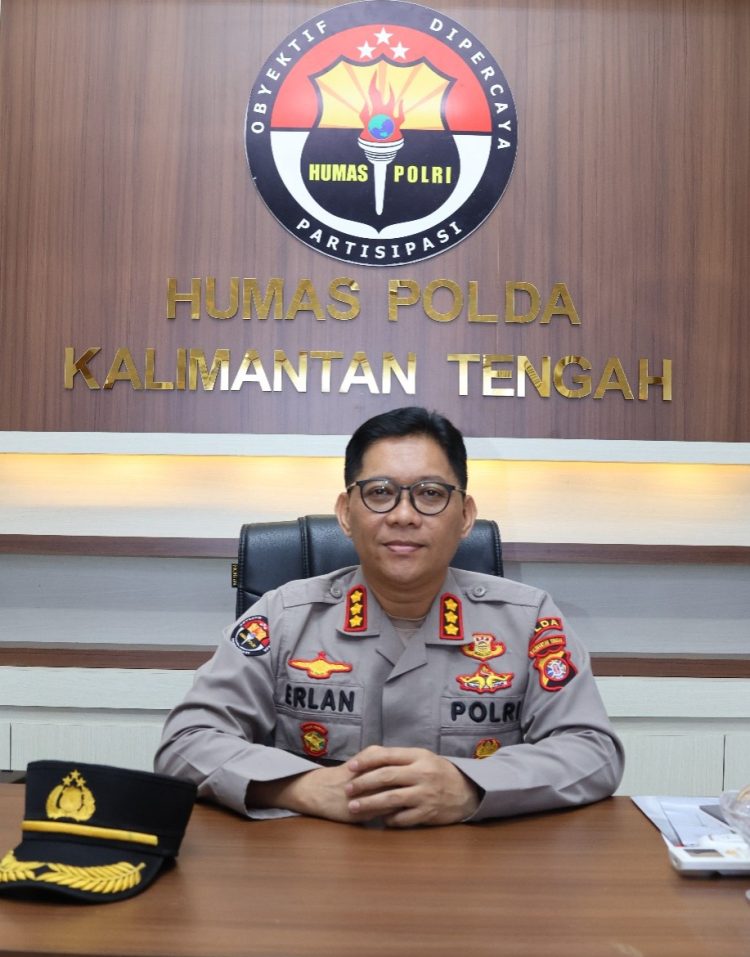 Kabid Humas Polda Kalimantan Tengah, Kombes Pol Erlan Munaji