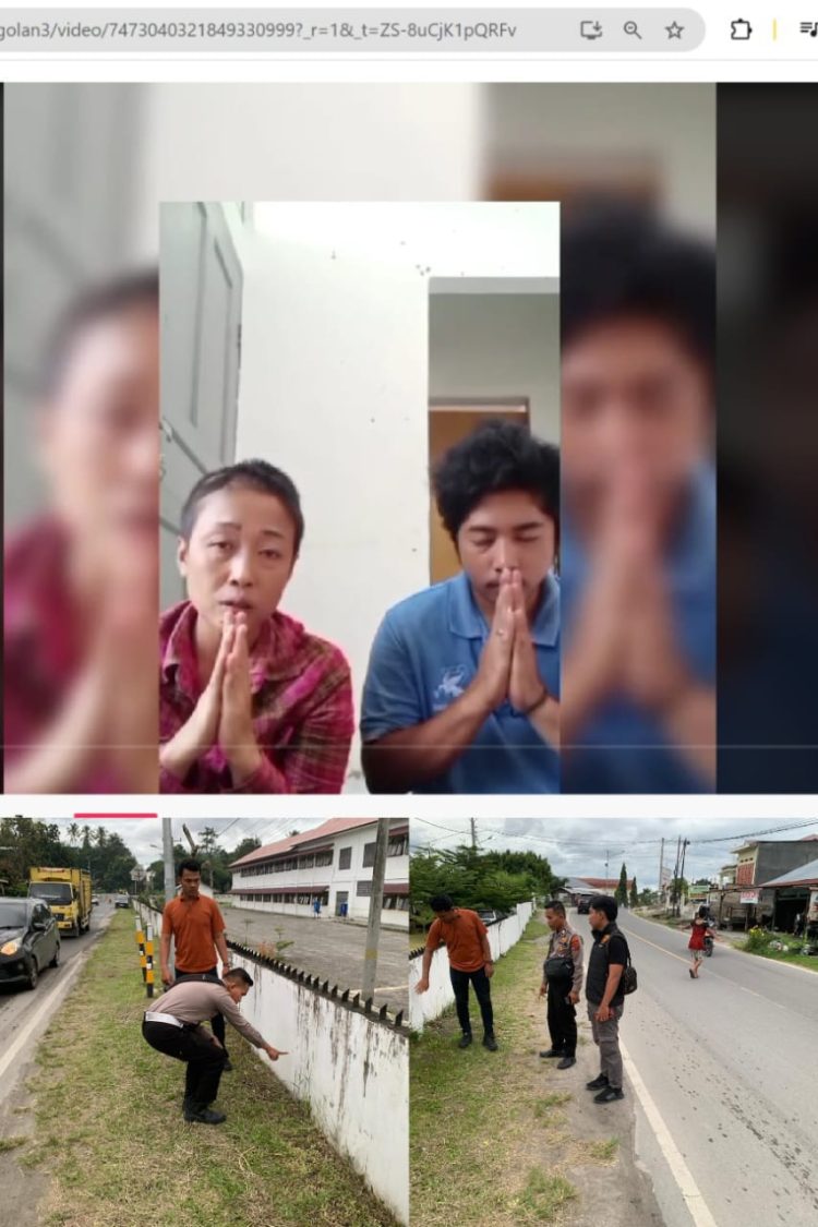 Polres Samosir memberikan pernyataan terkait video pengakuan yang dibuat oleh seorang wanita berinisial EMN. Dimana pada video yang diupload disosial media tersebut, dirinya mengaku sebagai korban penganiayaan.