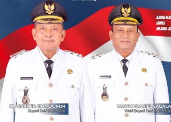 Bupati Dairi Ir. Vickner Sinaga & Wakil Bupati Wahyu Sagala