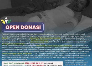 Kondisi Alhasdi mengalami luka bakar parah pada tubuhnya sekitar 80% lebih sehingga terpaksa dirujuk ke Rumah Sakit yang berada di Medan