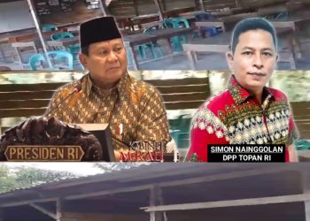 Kondisi Kelas Jauh SMAN 4 Dumai yang berada di Kelurahan Tanjung Penyembal, Kecamatan Sungai Sembilan. Dinding papan yang sudah lapuk dan dinding 70% terbuka, tiang-tiang kayu yang keropos, dan atap dari seng bocor, tanpa plafon, meja belajar tampak sisipan, bangku plastik, papan tulis sisipan, pintu sebagian sudah tidak dapat ditutup, lantai semen yang sudah sebahagian rusak tampak bertanah. (Foto: Dok. Mitrapolri.com)