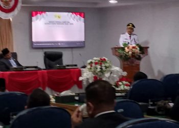 Dalam Rapat Paripurna Istimewa yang digelar pada Senin (3/3/2025) di Aula Kantor DPRD Dairi, berlangsung serah terima jabatan dari Pj. Bupati kepada Bupati Dairi terpilih, Ir. Vickner Sinaga, MM, dan Wakil Bupati Wahyu Daniel Sagala untuk masa jabatan 2025-2030.